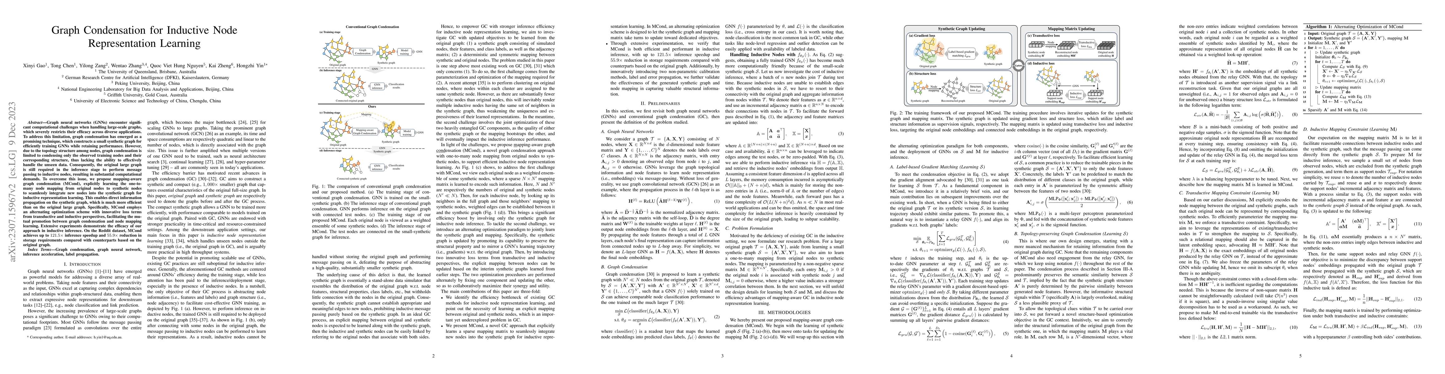 Thumbnail for Graph Condensation for Inductive Node Representation Learning