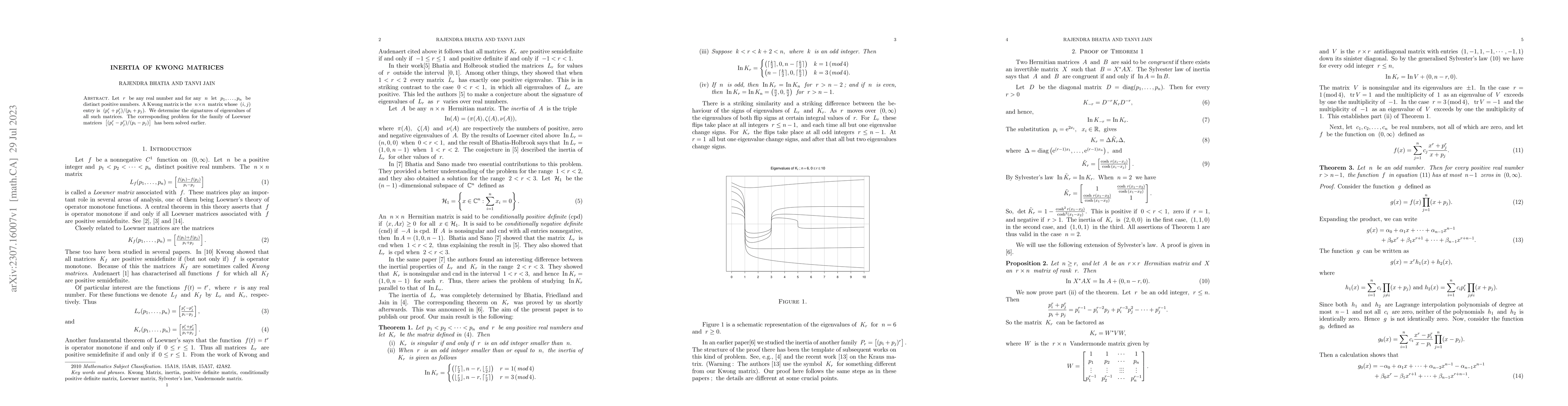 Thumbnail for Inertia of Kwong matrices