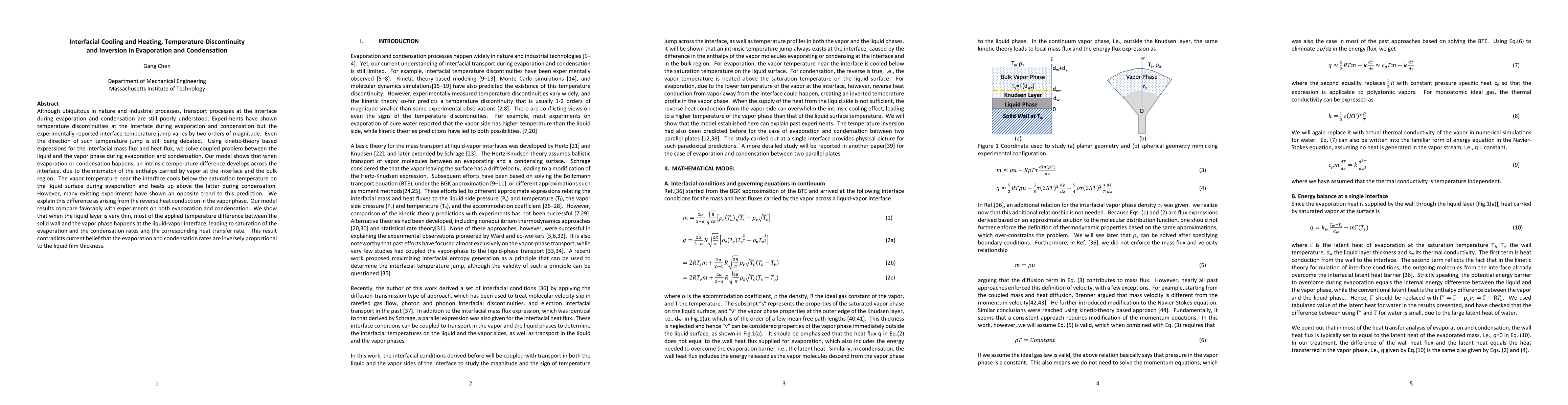 Thumbnail for Interfacial cooling and heating, temperature discontinuity and inversion
  in evaporation and condensation