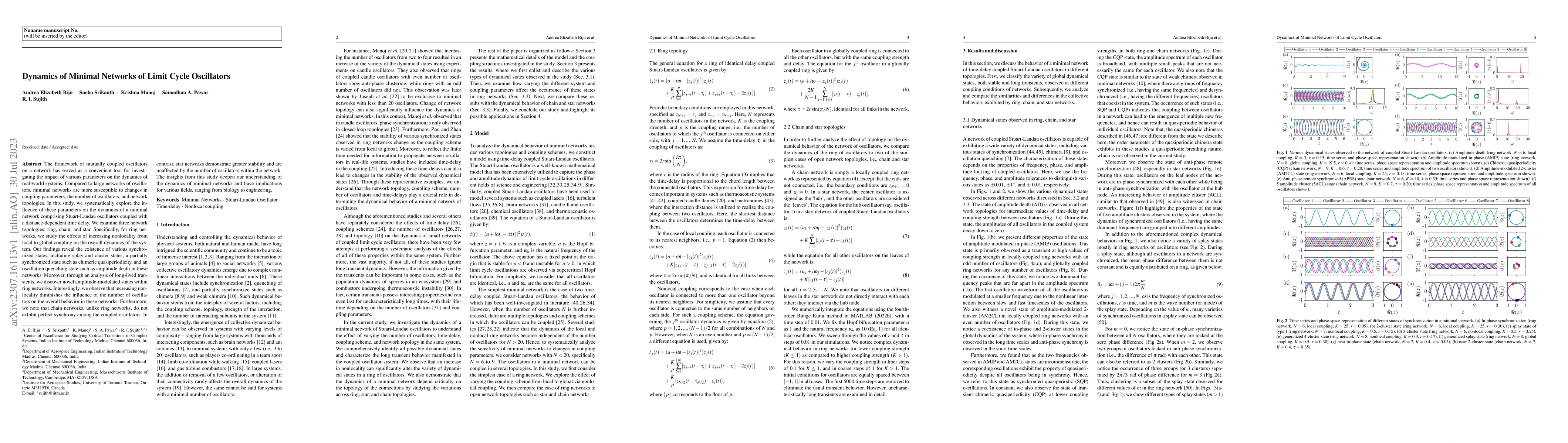 Thumbnail for Dynamics of Minimal Networks of Limit Cycle Oscillators