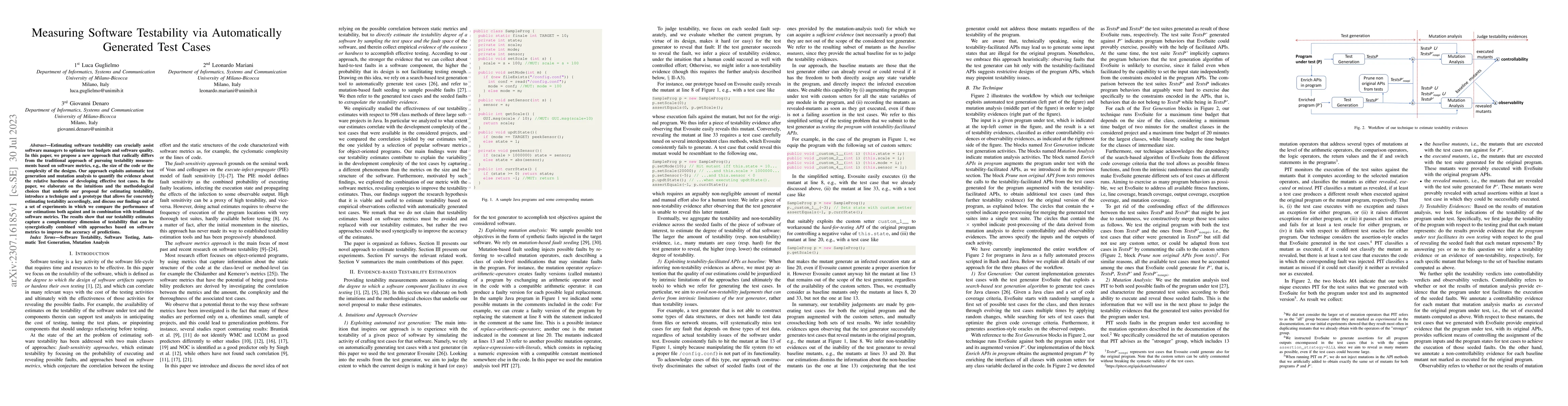Thumbnail for Measuring Software Testability via Automatically Generated Test Cases