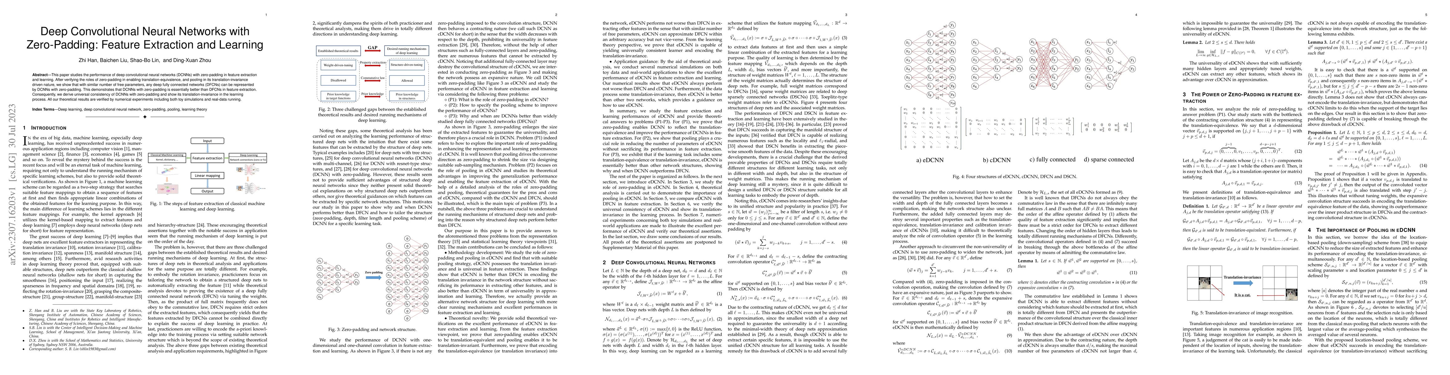 Thumbnail for Deep Convolutional Neural Networks with Zero-Padding: Feature Extraction
  and Learning