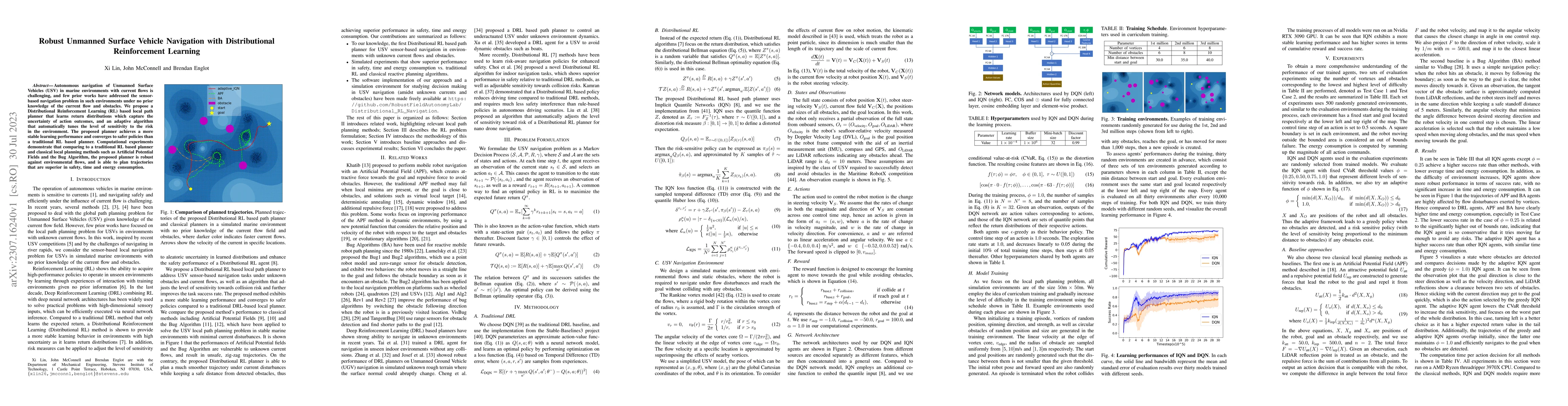 Thumbnail for Robust Unmanned Surface Vehicle Navigation with Distributional
  Reinforcement Learning