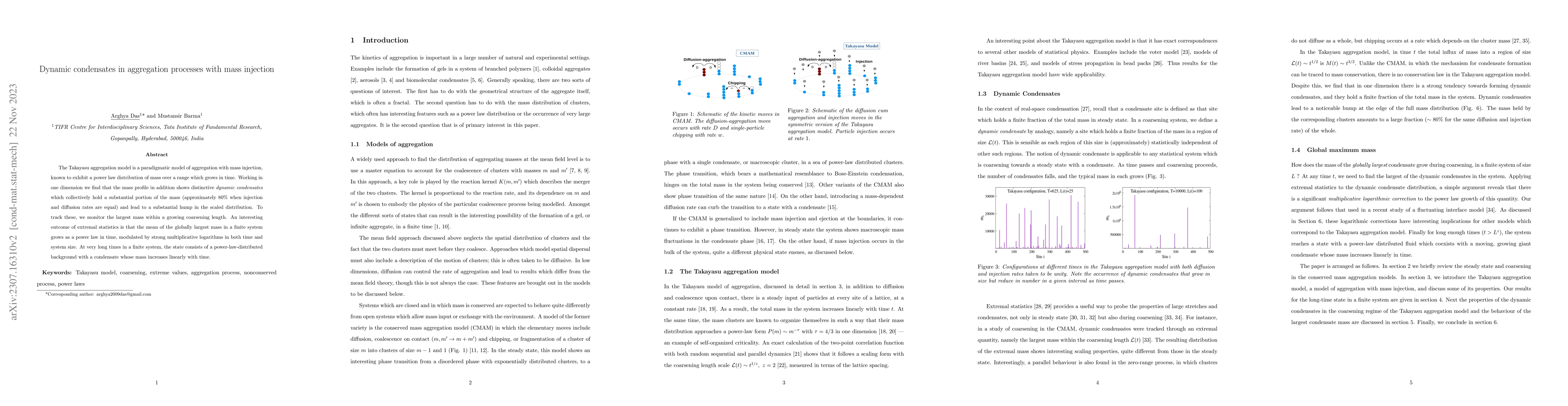 Thumbnail for Dynamic condensates in aggregation processes with mass injection