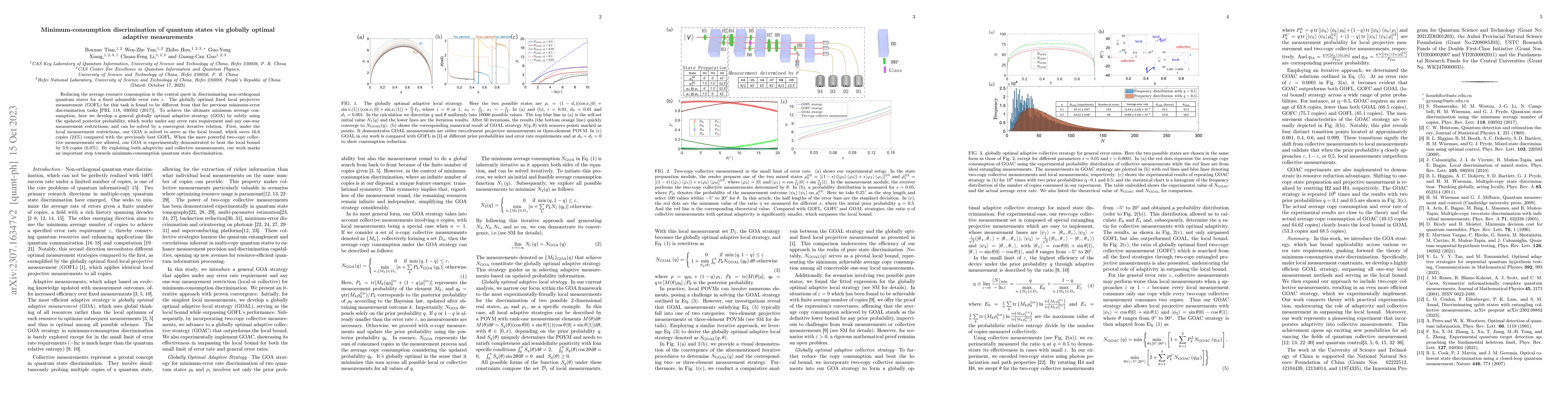 Thumbnail for Minimum-consumption discrimination of quantum states via globally
  optimal adaptive measurements