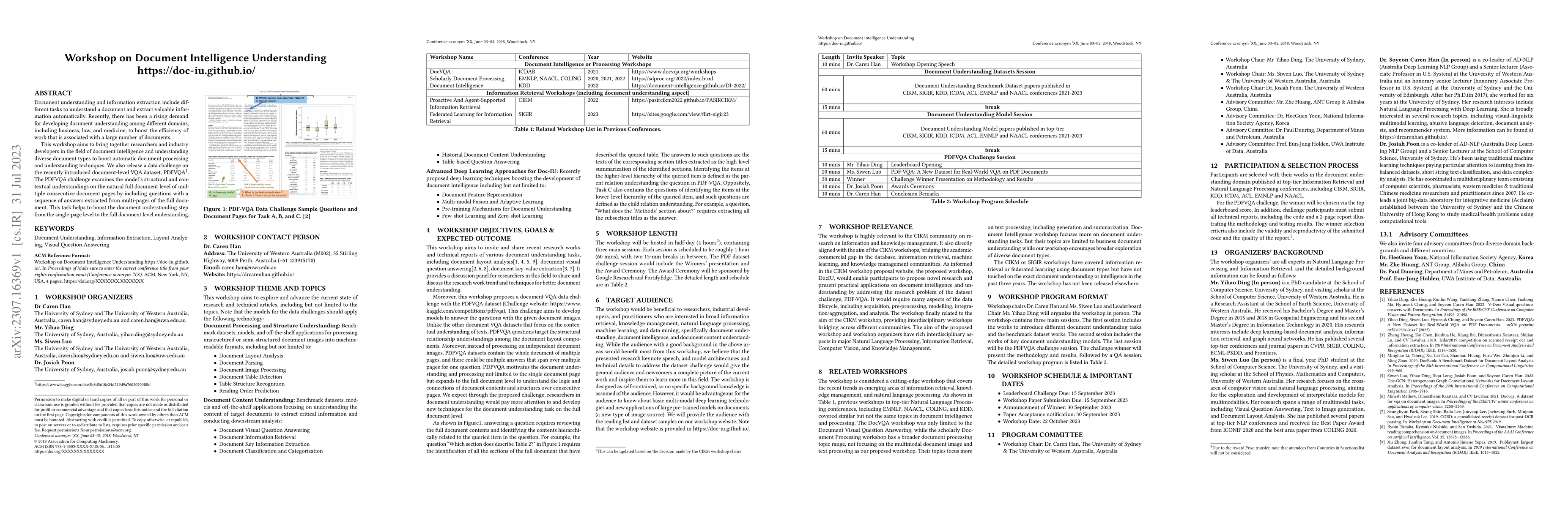 Thumbnail for Workshop on Document Intelligence Understanding