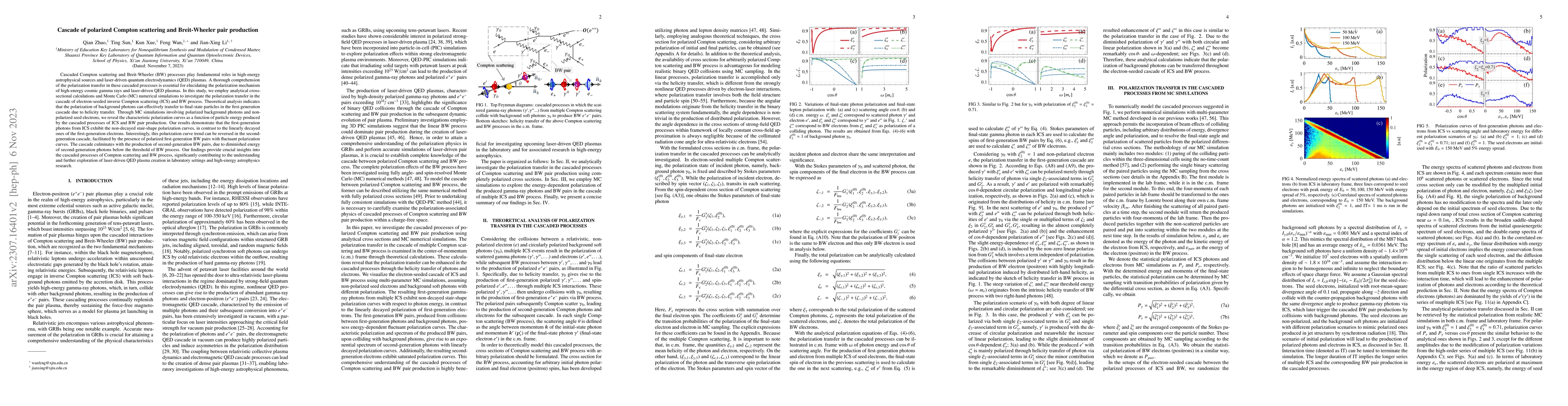 Thumbnail for Cascade of polarized Compton scattering and Breit-Wheeler pair
  production