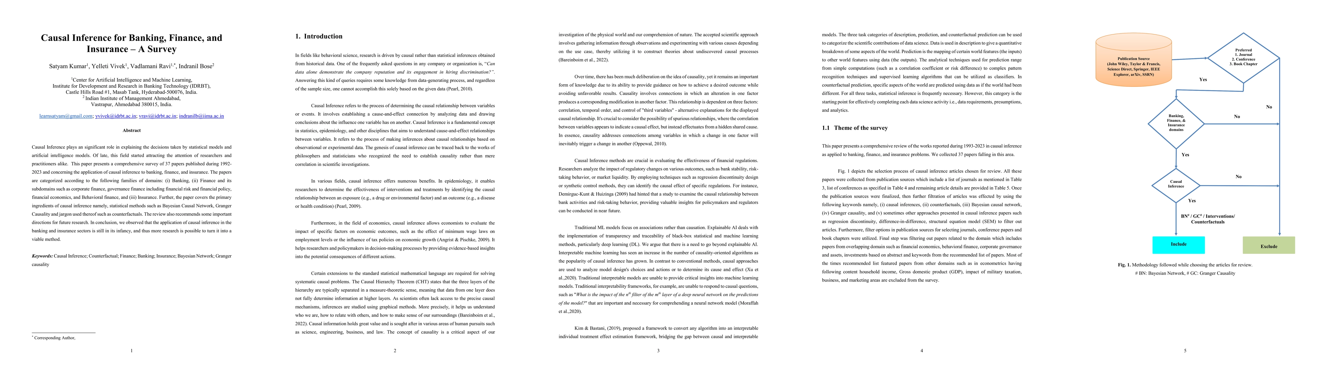 Thumbnail for Causal Inference for Banking Finance and Insurance A Survey