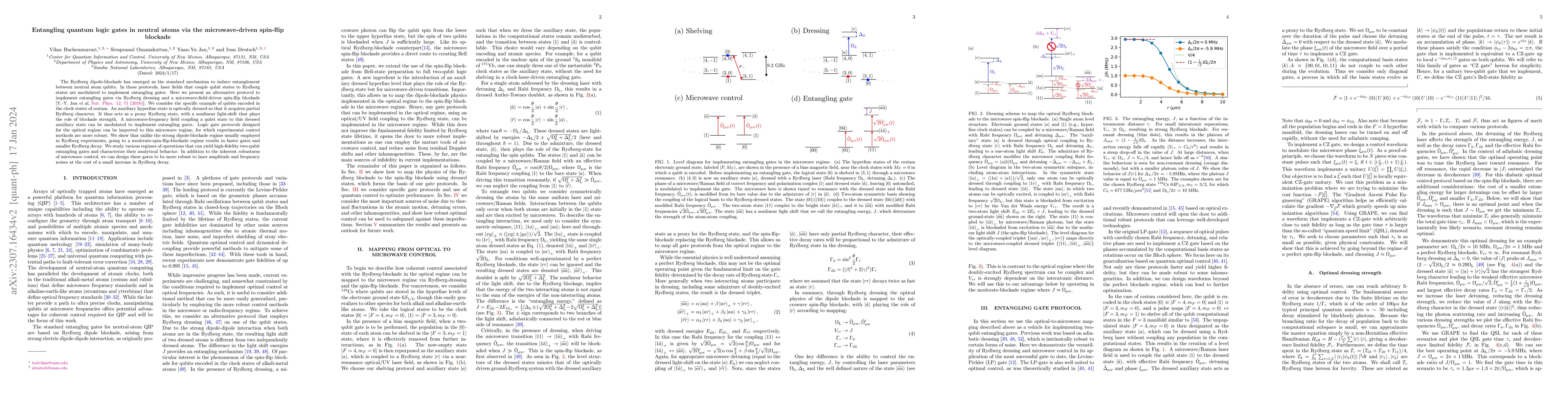 Thumbnail for Entangling quantum logic gates in neutral atoms via the microwave-driven
  spin-flip blockade