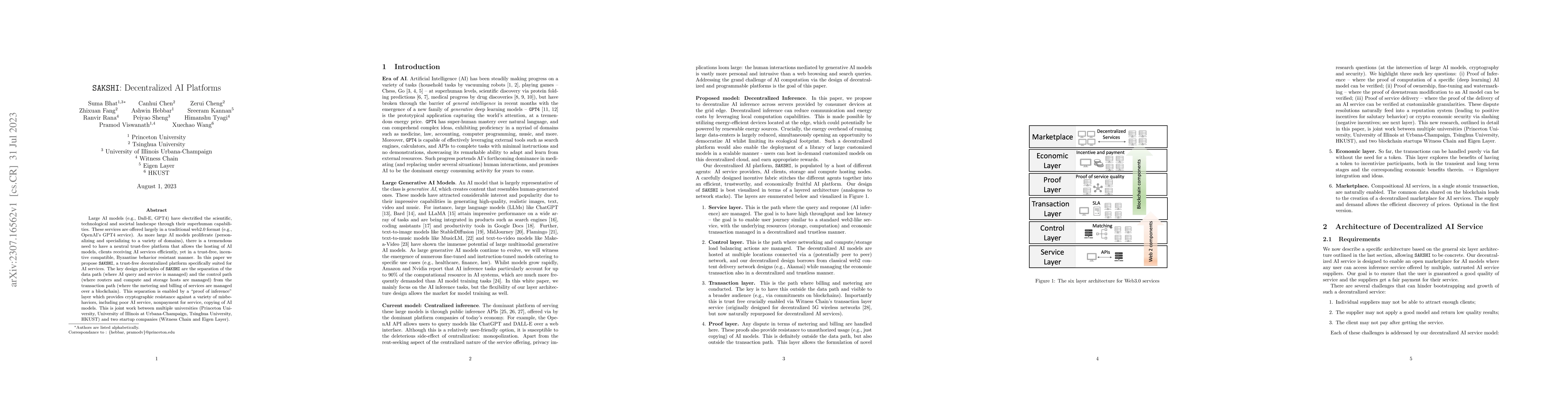 Thumbnail for SAKSHI: Decentralized AI Platforms