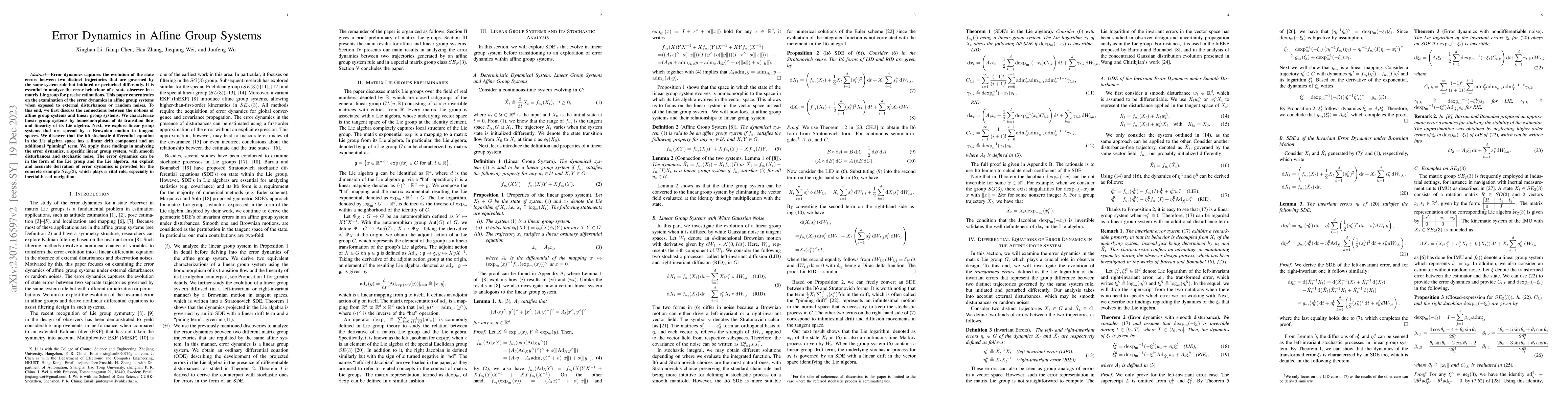 Thumbnail for Errors Dynamics in Affine Group Systems
