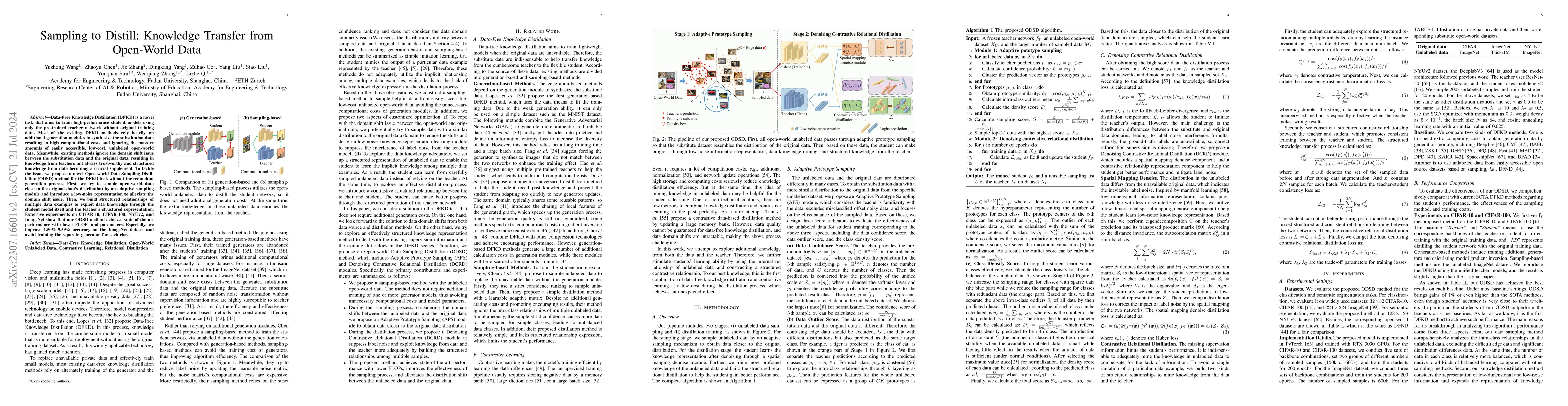 Thumbnail for Sampling to Distill: Knowledge Transfer from Open-World Data