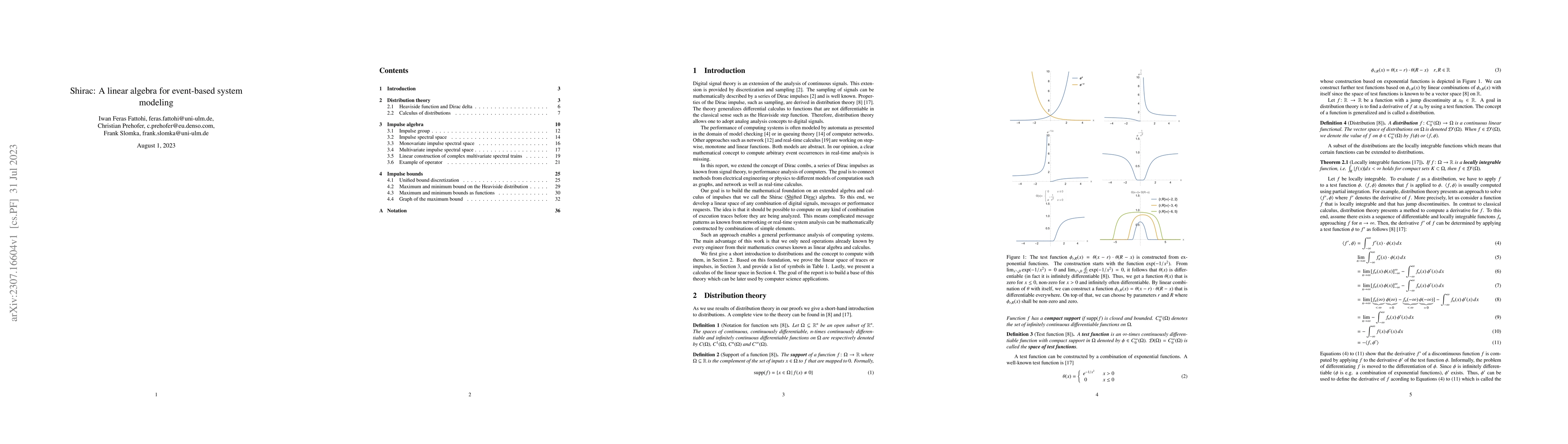 Thumbnail for Shirac: A linear algebra for event-based system modeling
