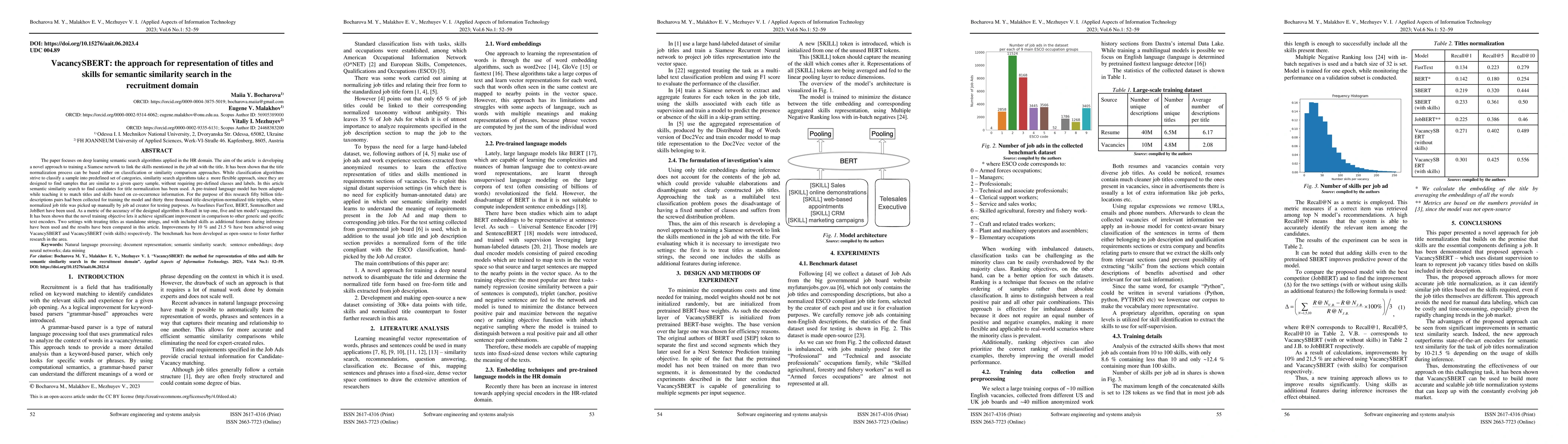 Thumbnail for VacancySBERT: the approach for representation of titles and skills for
  semantic similarity search in the recruitment domain