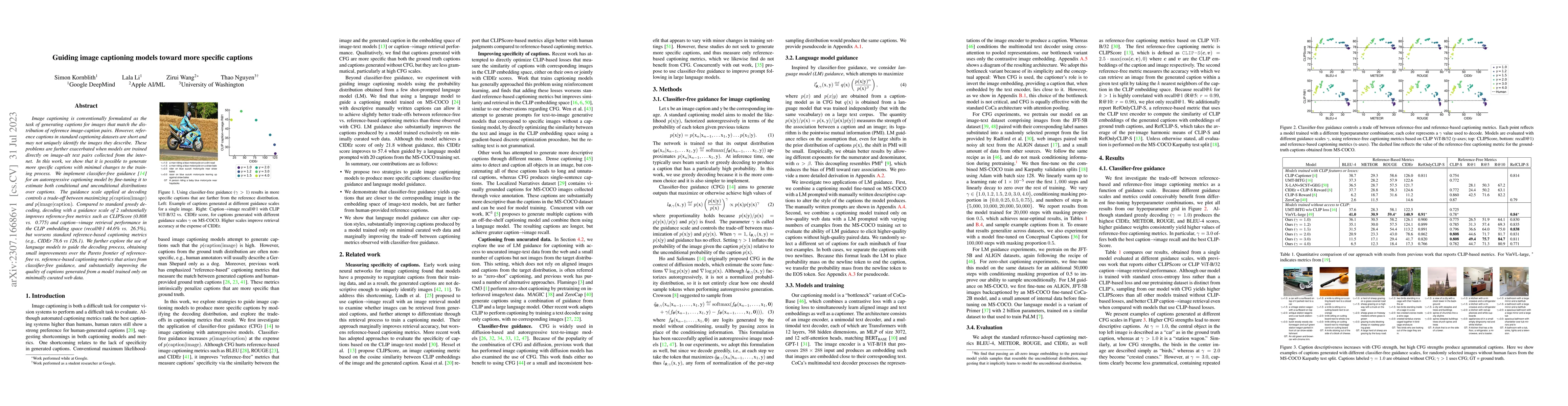 Thumbnail for Guiding Image Captioning Models Toward More Specific Captions