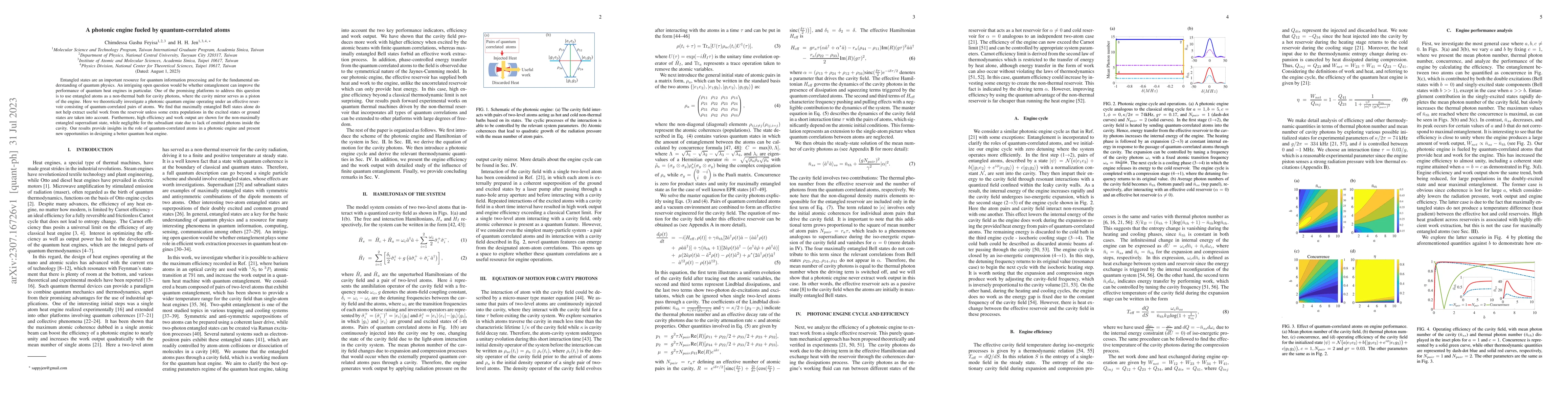Thumbnail for A photonic engine fueled by quantum-correlated atoms