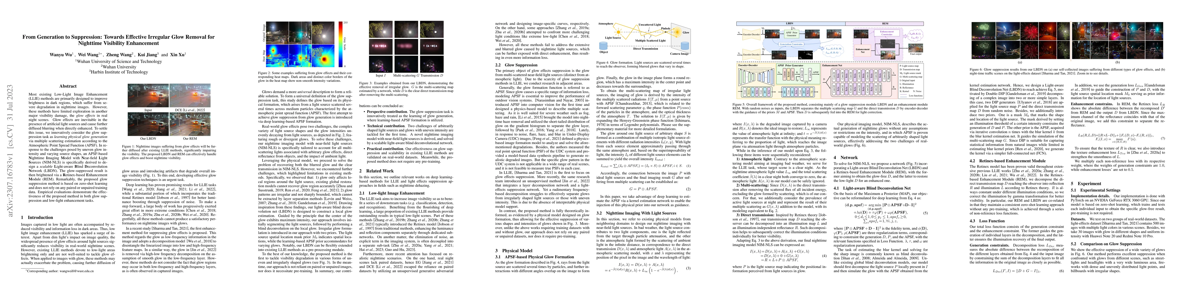 Thumbnail for From Generation to Suppression: Towards Effective Irregular Glow Removal
  for Nighttime Visibility Enhancement