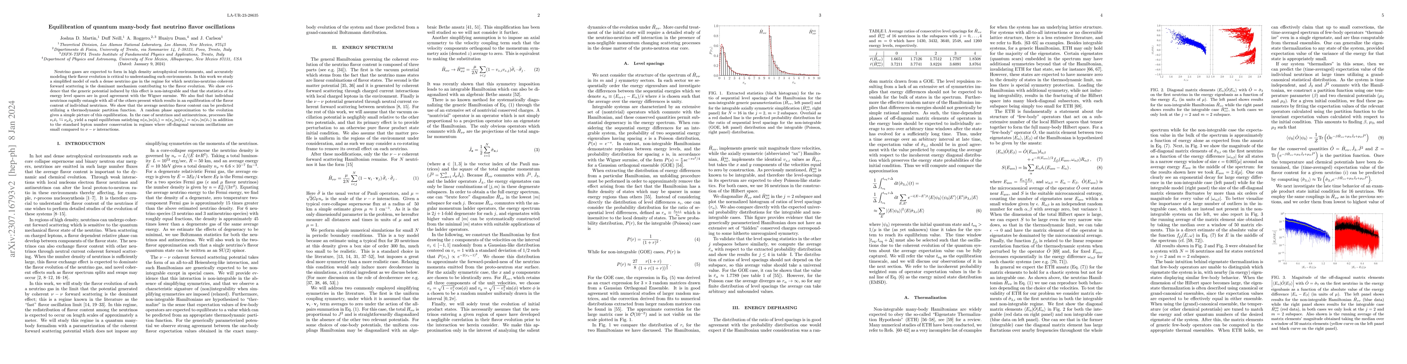 Thumbnail for Equilibration of quantum many-body fast neutrino flavor oscillations
