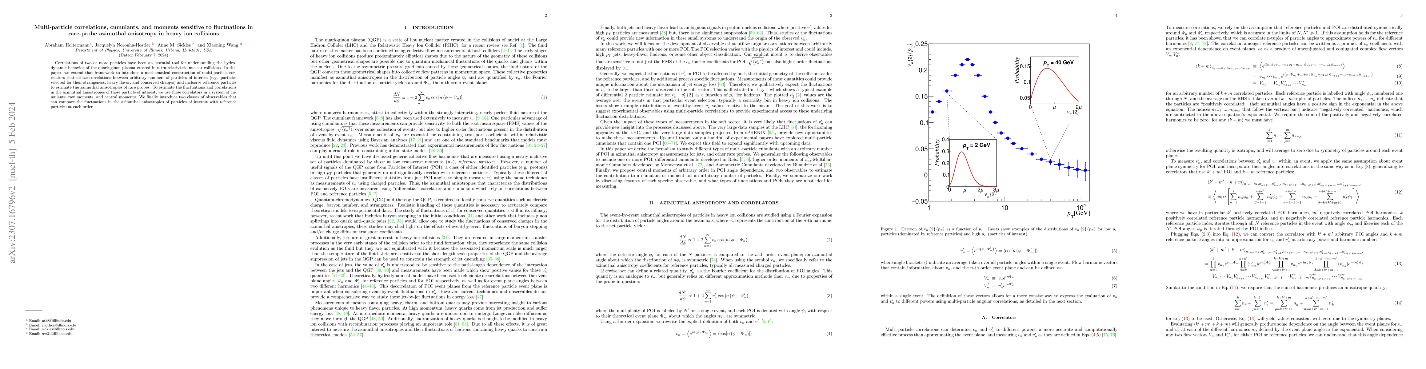 Thumbnail for Multi-particle correlations, cumulants, and moments sensitive to
  fluctuations in rare-probe azimuthal anisotropy in heavy ion collisions