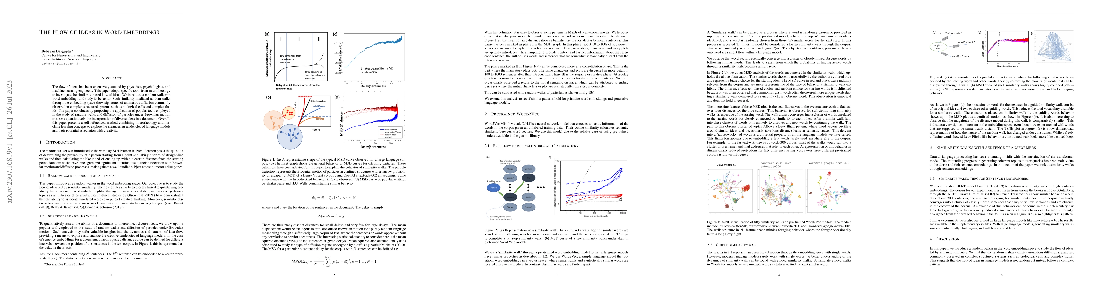 Thumbnail for The flow of ideas in word embeddings