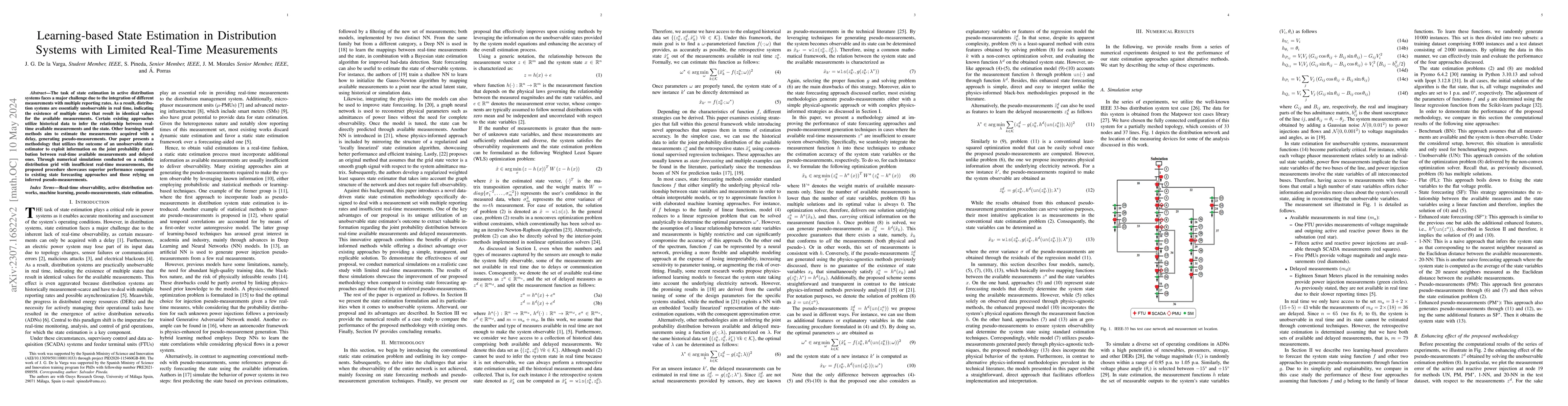 Thumbnail for Learning-based State Estimation in Distribution Systems with Limited
  Real-Time Measurements