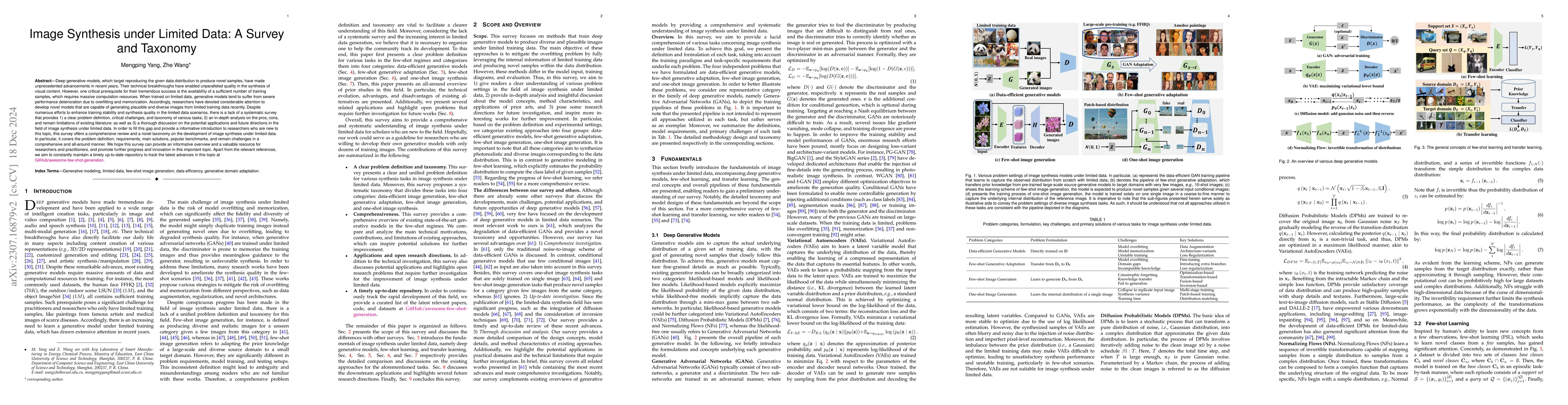 Thumbnail for Image Synthesis under Limited Data: A Survey and Taxonomy