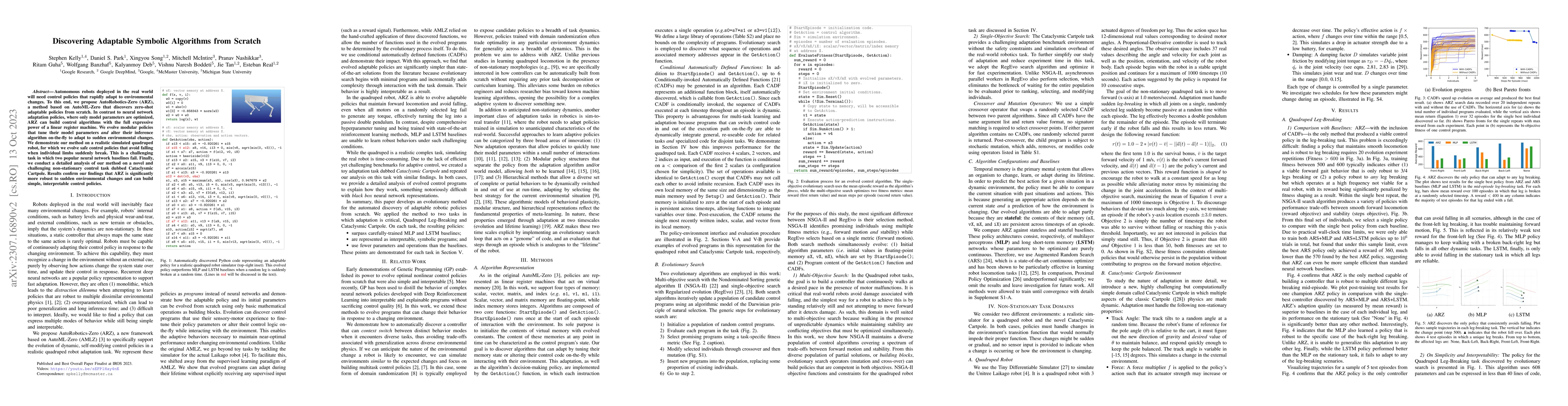 Thumbnail for Discovering Adaptable Symbolic Algorithms from Scratch