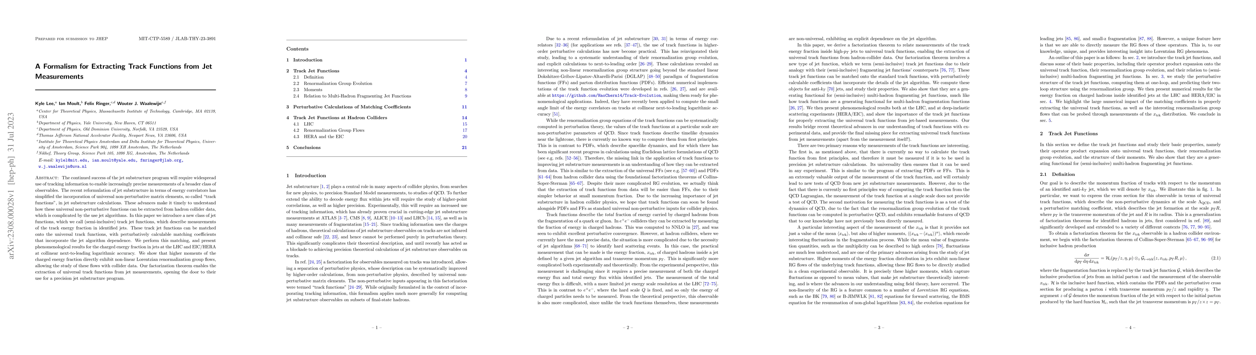 Thumbnail for A Formalism for Extracting Track Functions from Jet Measurements