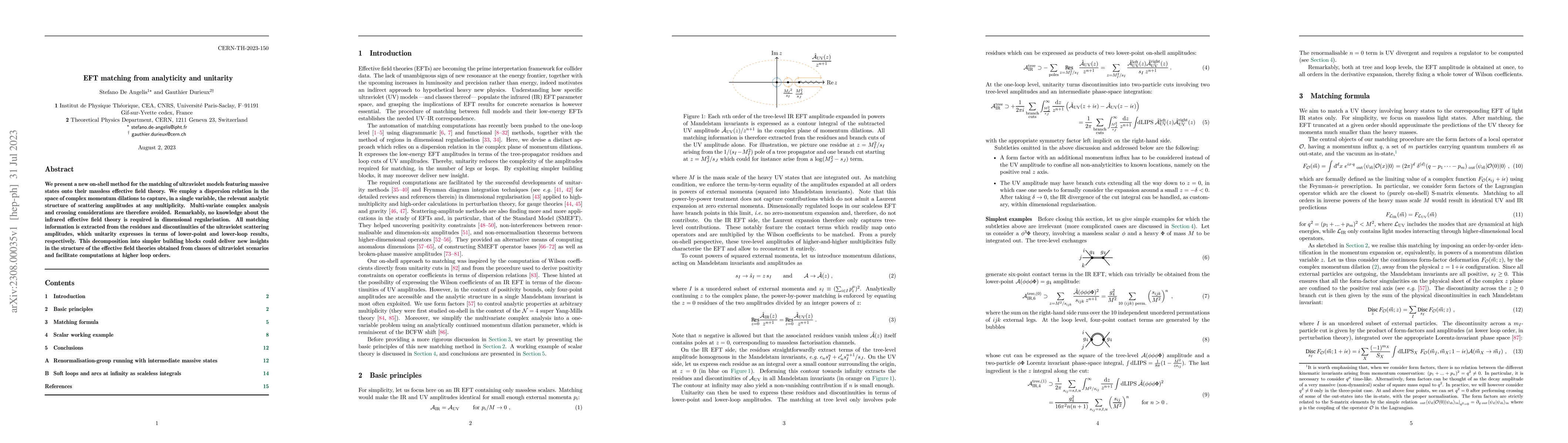 Thumbnail for EFT matching from analyticity and unitarity