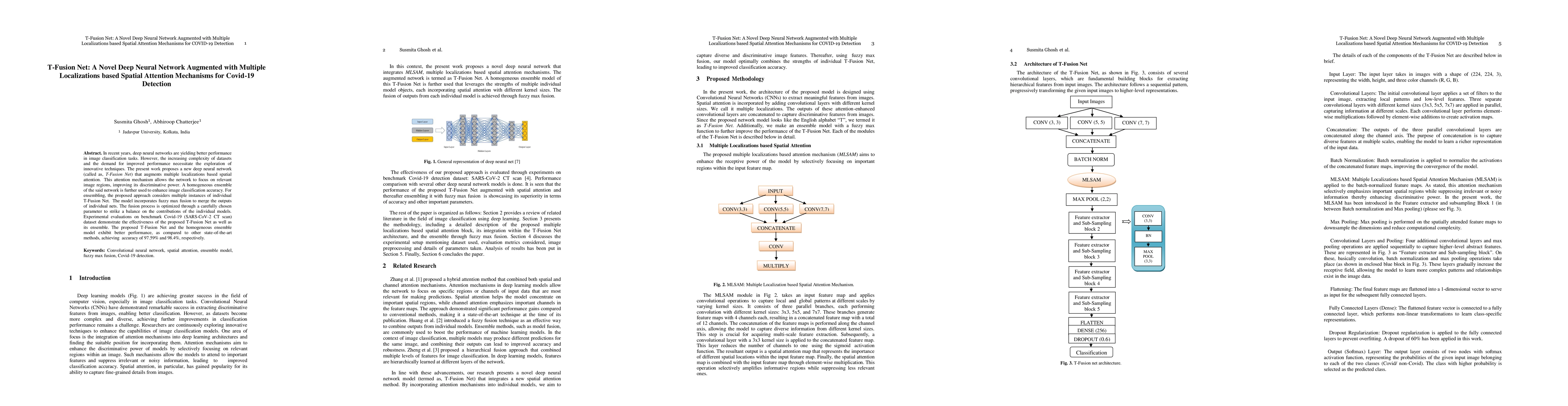 Thumbnail for T-Fusion Net: A Novel Deep Neural Network Augmented with Multiple
  Localizations based Spatial Attention Mechanisms for Covid-19 Detection