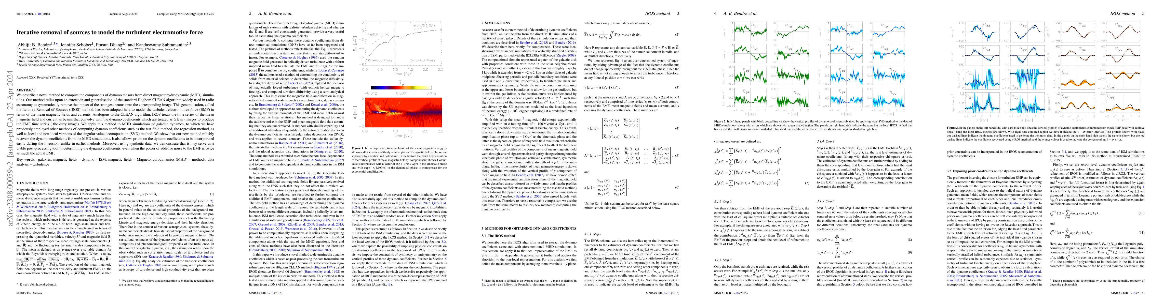 Thumbnail for Iterative removal of sources to model the turbulent electromotive force