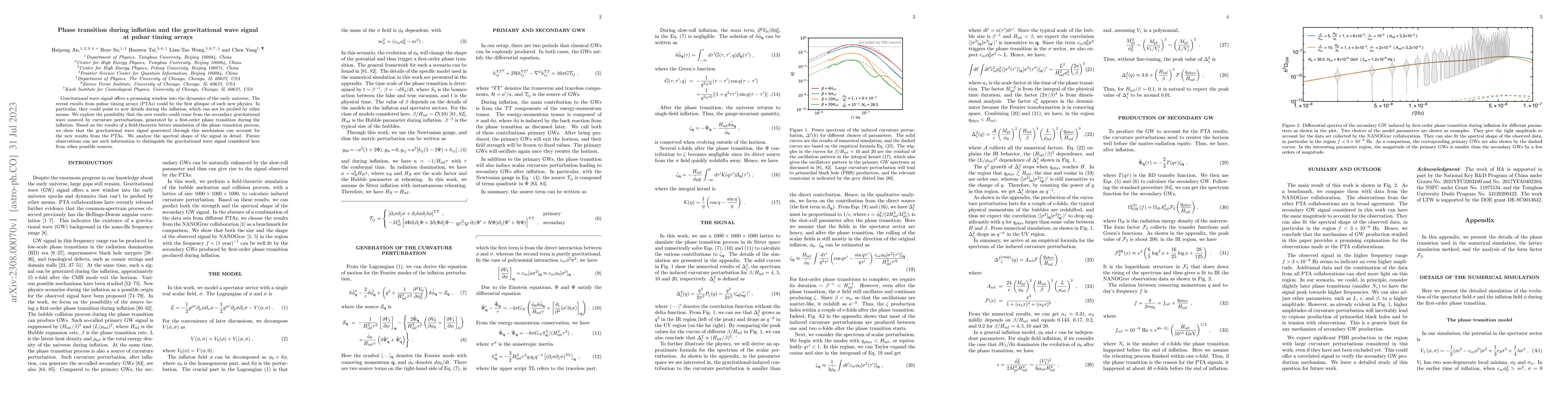 Thumbnail for Phase transition during inflation and the gravitational wave signal at
  pulsar timing arrays