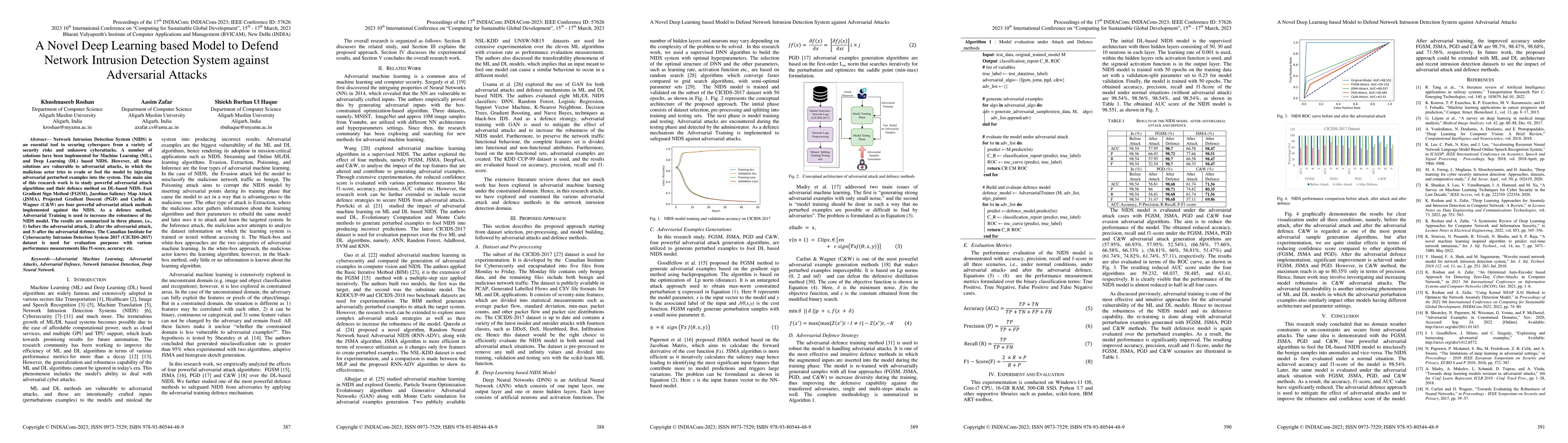 Thumbnail for A Novel Deep Learning based Model to Defend Network Intrusion Detection
  System against Adversarial Attacks