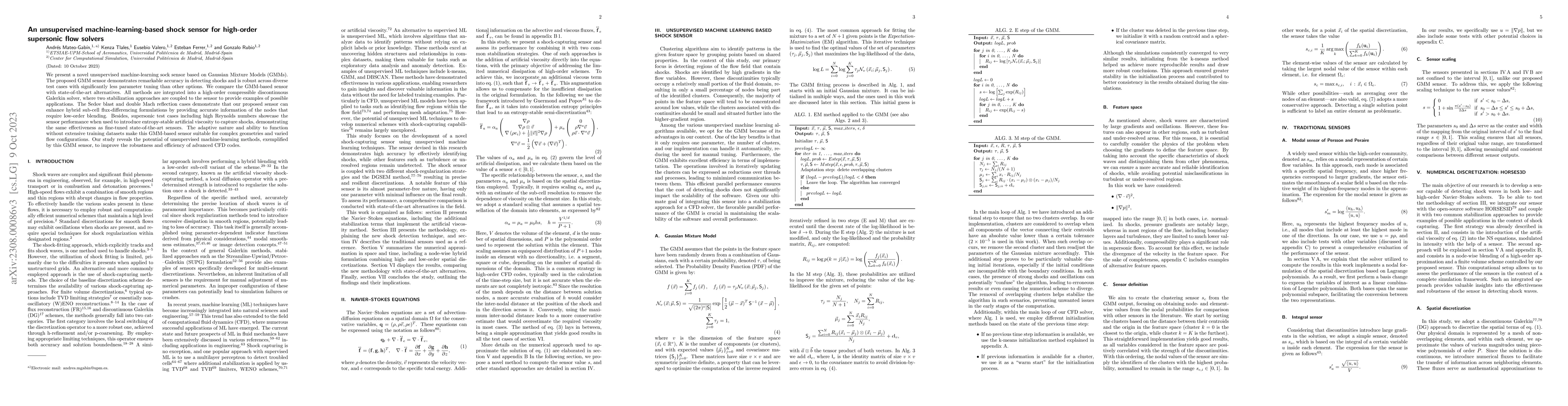 Thumbnail for An unsupervised machine-learning-based shock sensor for high-order
  supersonic flow solvers
