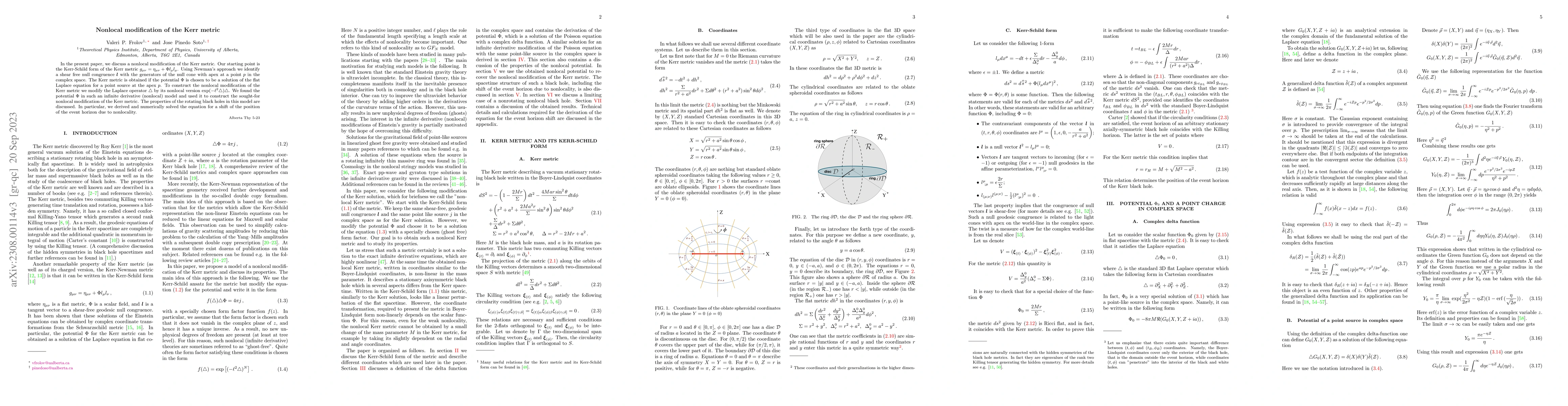 Thumbnail for Nonlocal modification of the Kerr metric