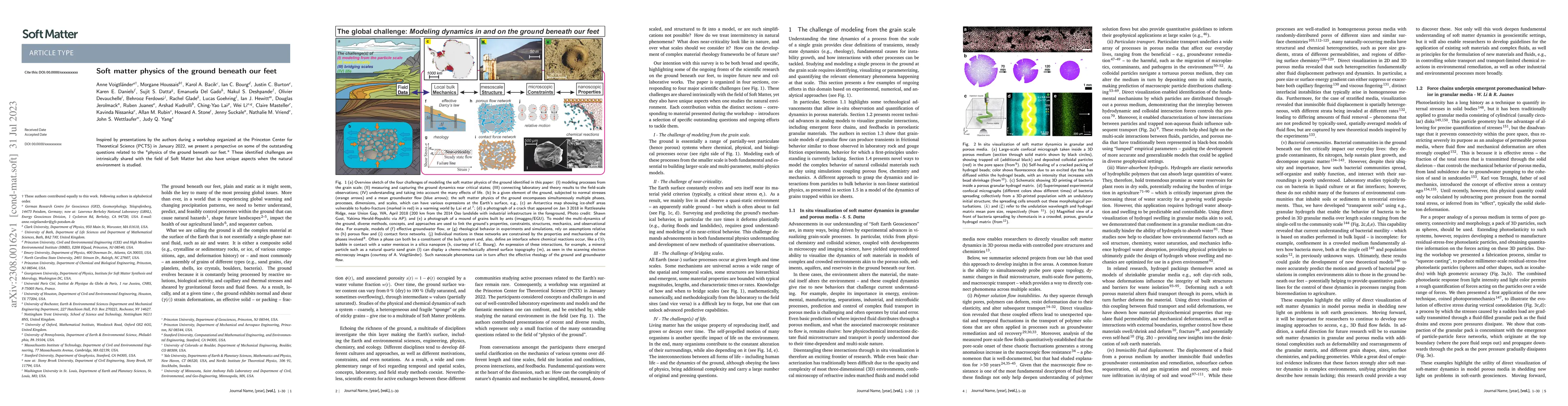 Thumbnail for Soft matter physics of the ground beneath our feet