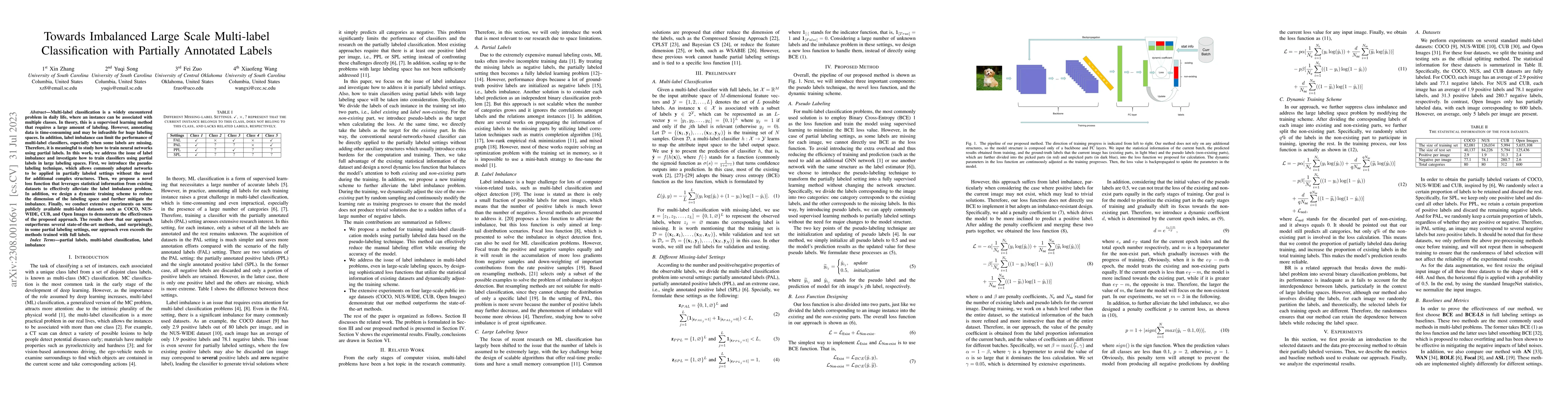 Thumbnail for Towards Imbalanced Large Scale Multi-label Classification with Partially
  Annotated Labels