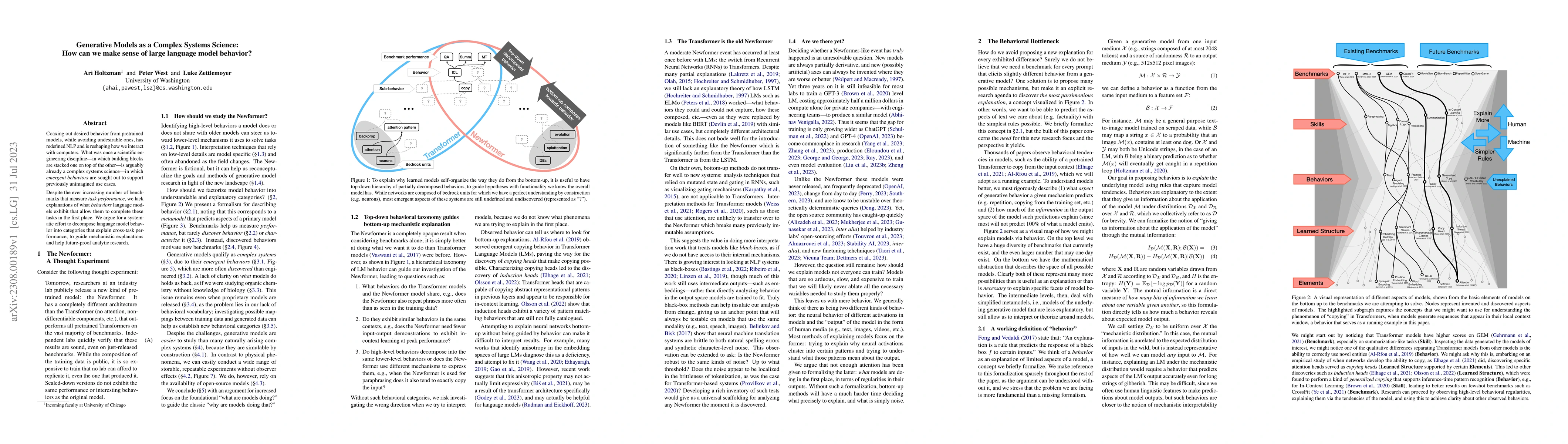 Thumbnail for Generative Models as a Complex Systems Science: How can we make sense of
  large language model behavior?