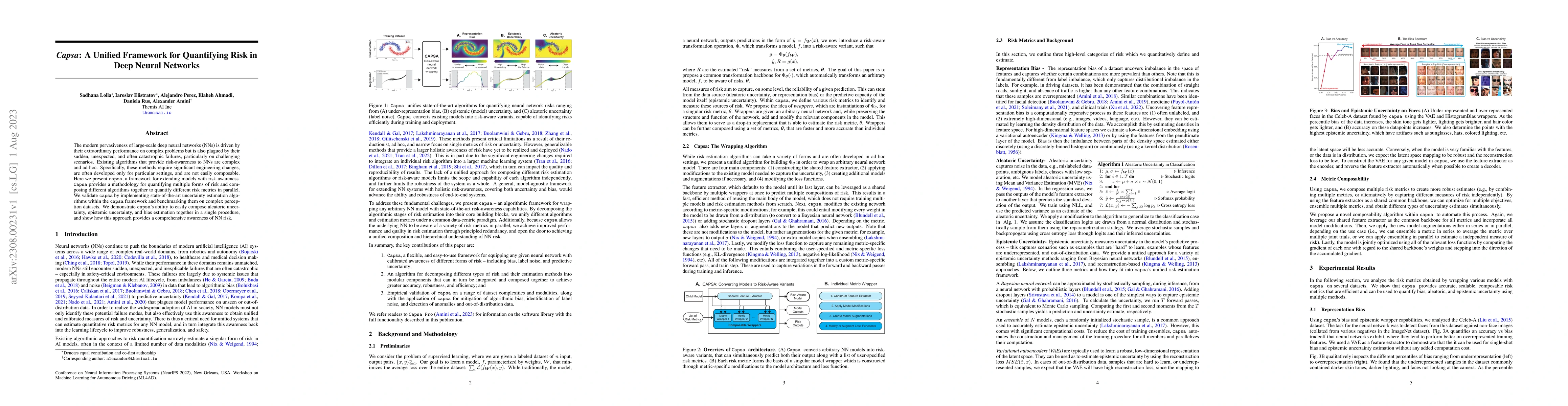 Thumbnail for Capsa: A Unified Framework for Quantifying Risk in Deep Neural Networks