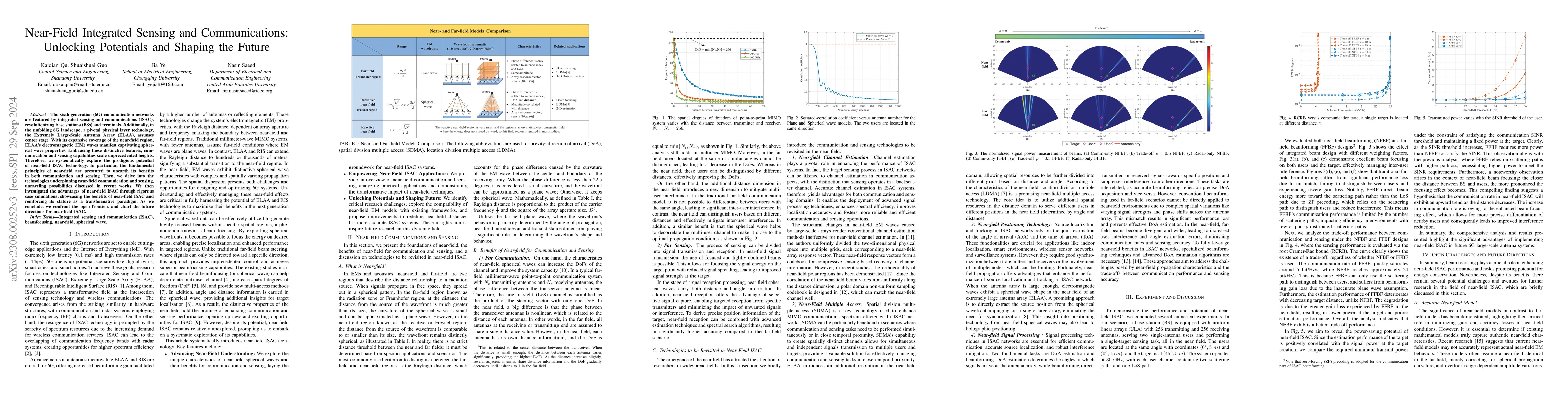 Thumbnail for Near-Field Integrated Sensing and Communications: Unlocking Potentials
  and Shaping the Future