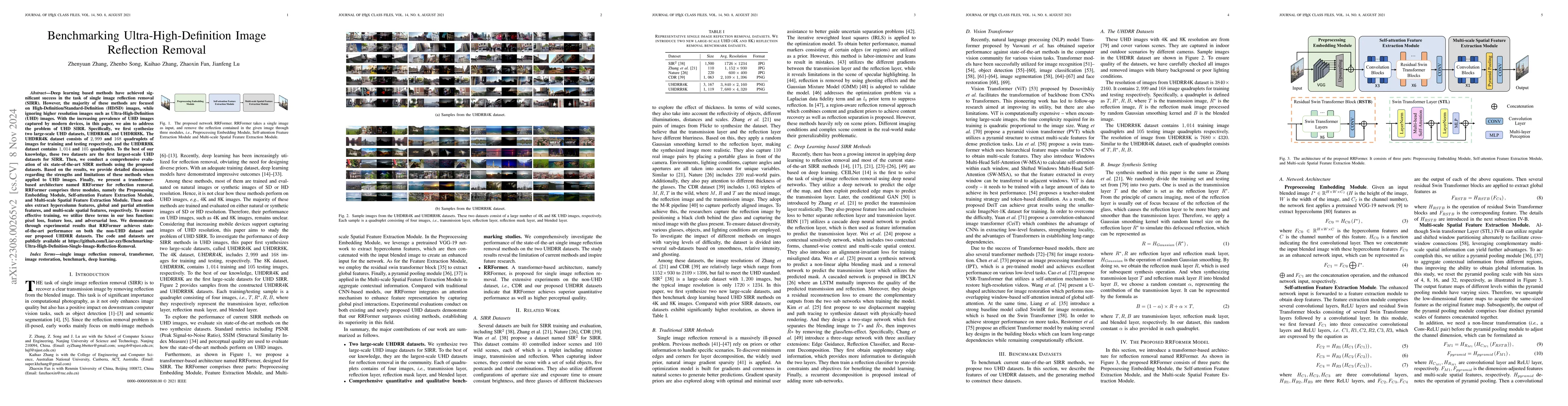 Thumbnail for Benchmarking Ultra-High-Definition Image Reflection Removal