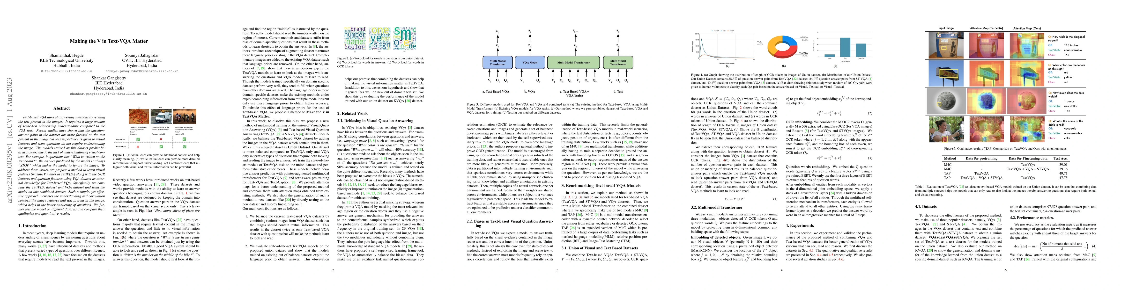 Thumbnail for Making the V in Text-VQA Matter