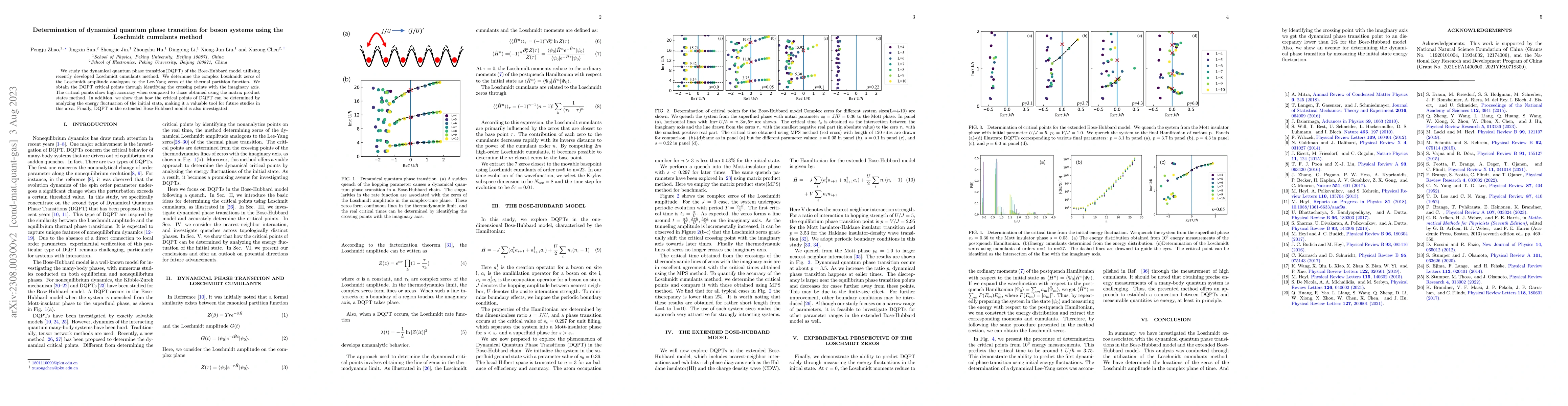 Thumbnail for Determination of dynamical quantum phase transition for boson systems
  using the Loschmidt cumulants method