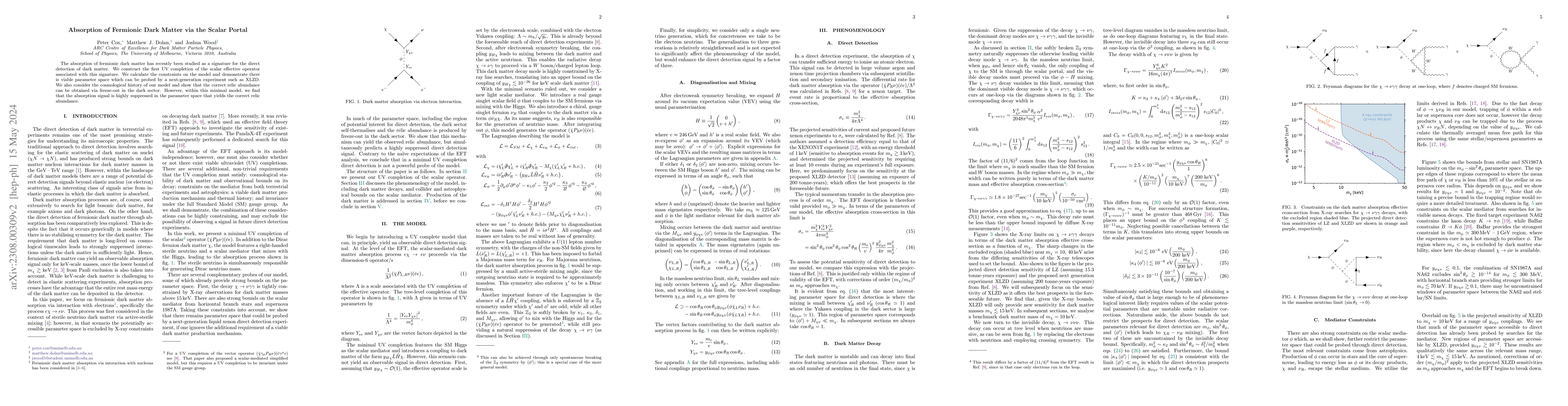 Thumbnail for Absorption of Fermionic Dark Matter via the Scalar Portal
