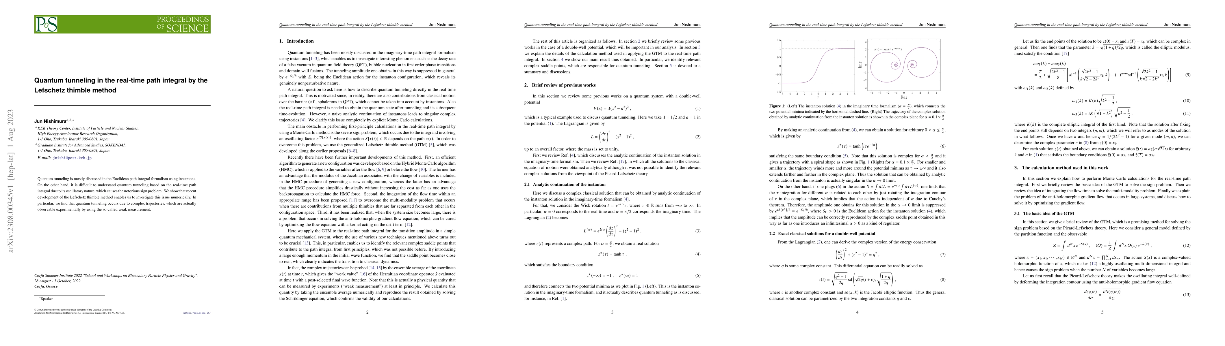 Thumbnail for Quantum tunneling in the real-time path integral by the Lefschetz
  thimble method