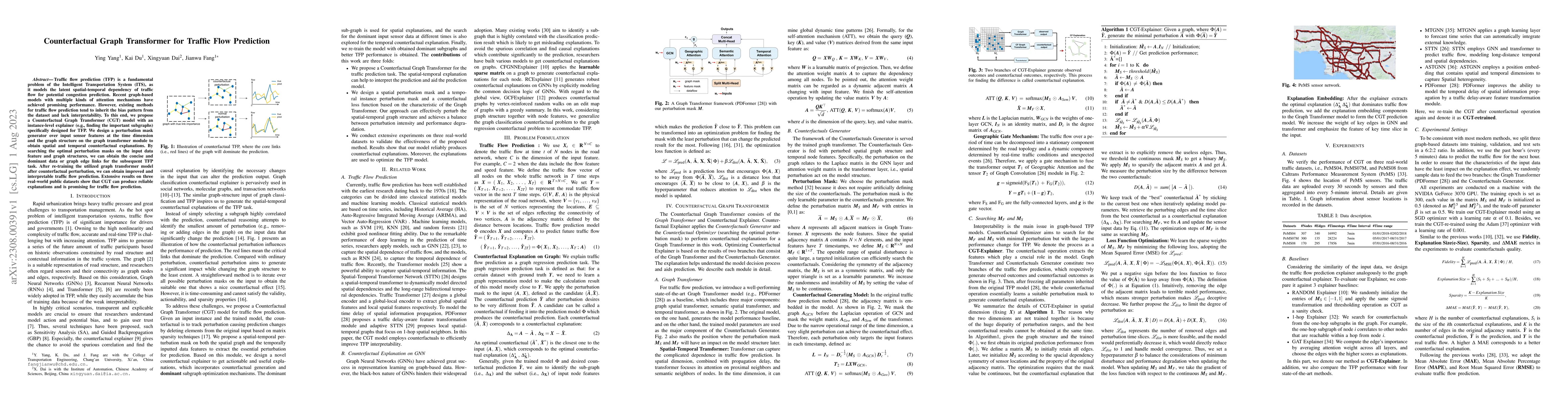 Thumbnail for Counterfactual Graph Transformer for Traffic Flow Prediction
