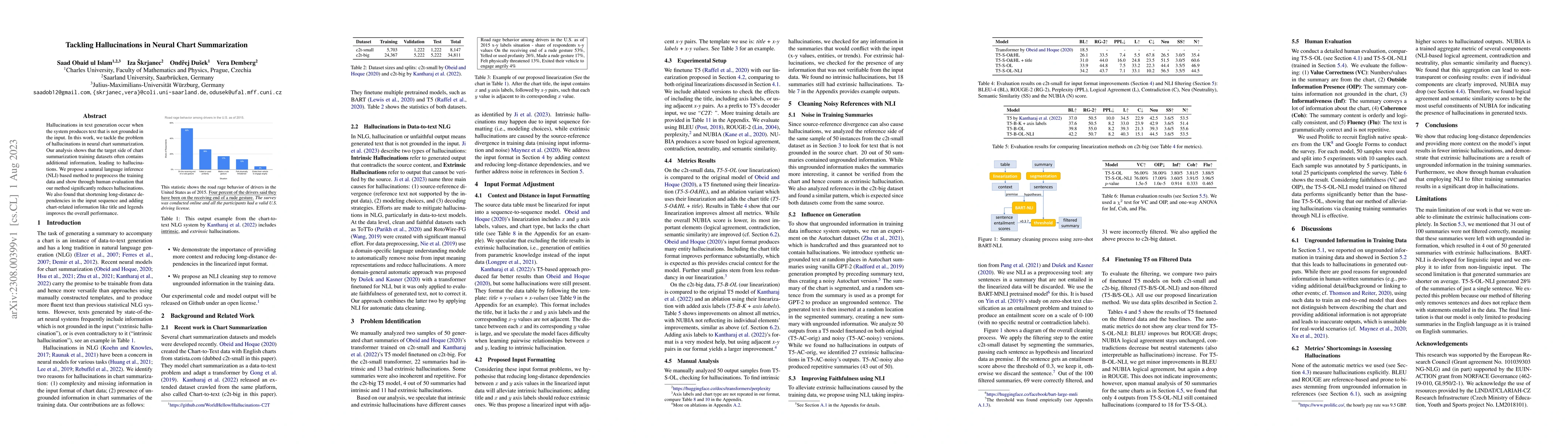Thumbnail for Tackling Hallucinations in Neural Chart Summarization