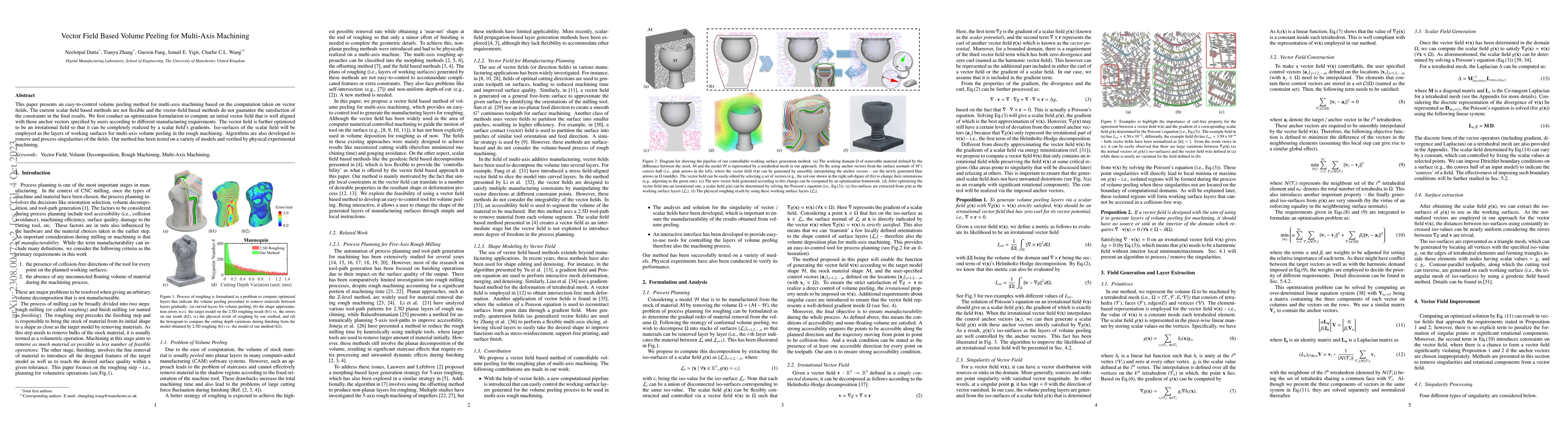 Thumbnail for Vector Field Based Volume Peeling for Multi-Axis Machining
