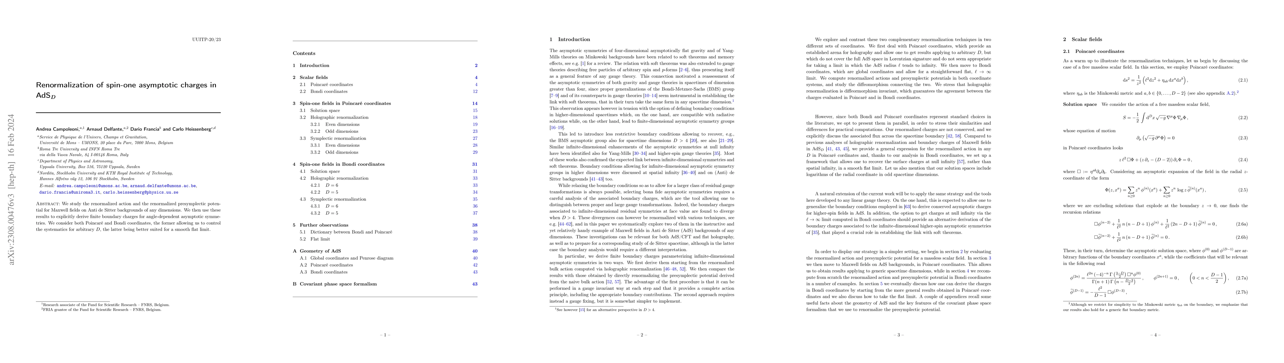 Thumbnail for Renormalization of spin-one asymptotic charges in AdS$_D$