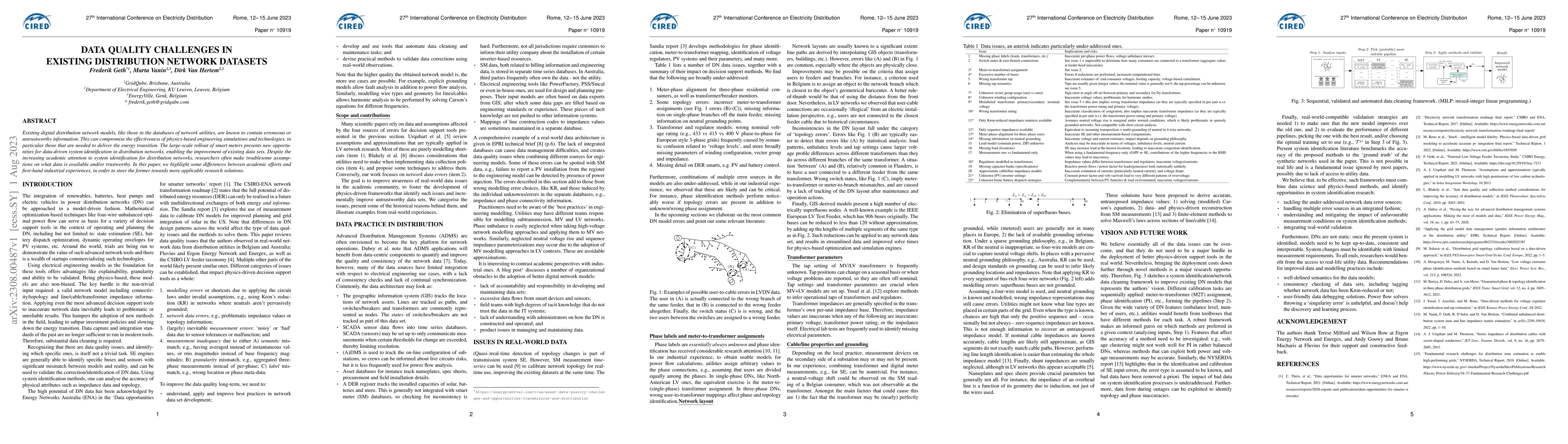 Thumbnail for Data quality challenges in existing distribution network datasets